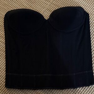 La Perla Elegant Black Strapless Bustier